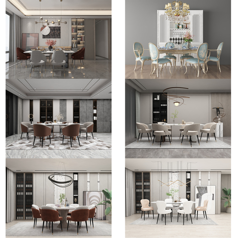 6 Dining Rooms - Collection 03 ( Standard License )