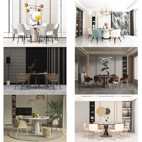 6 Dining Rooms - Collection 08 ( Standard License )