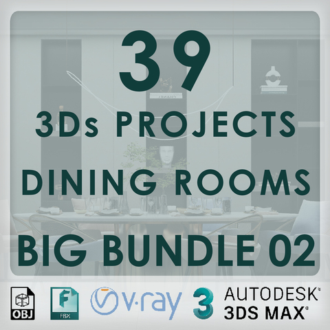 39 Projects - Dining Rooms - Big Bundle 02 - ( Extended Commercial License )