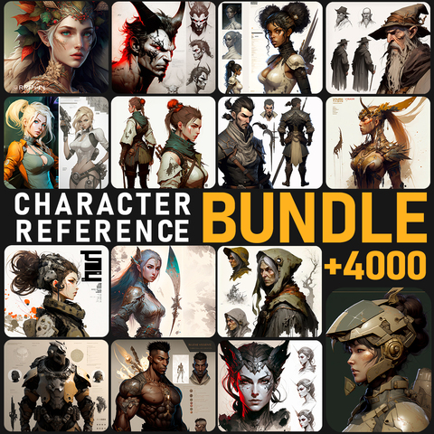 +4000 Character Reference Bundle ( standard license )