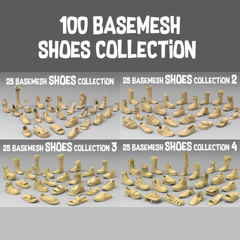 100 basemesh shoes collection