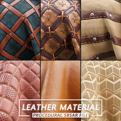 ArtStation - 15 High Quality Armor Leather Material