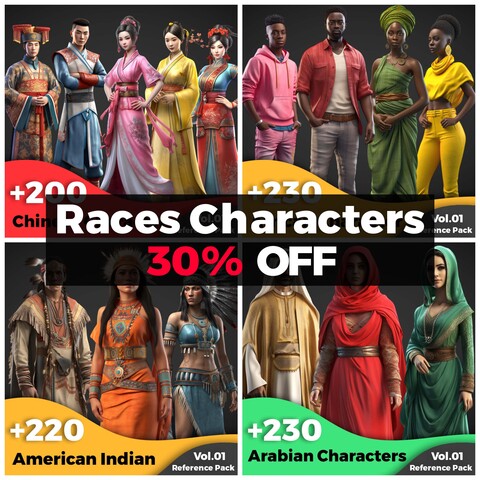 Races Characters Concept