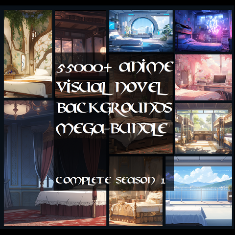 55000+ Anime Visual Novel Backgrounds Mega-Bundle