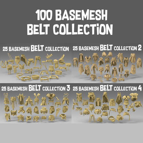 100 basemesh belt collection