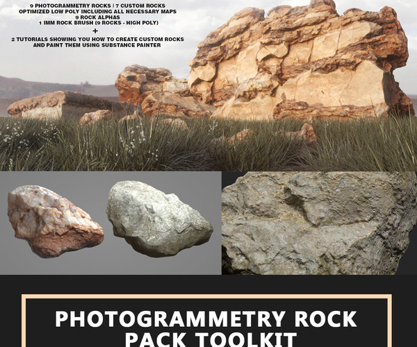 Photogrammetry Rock Pack Toolkit
