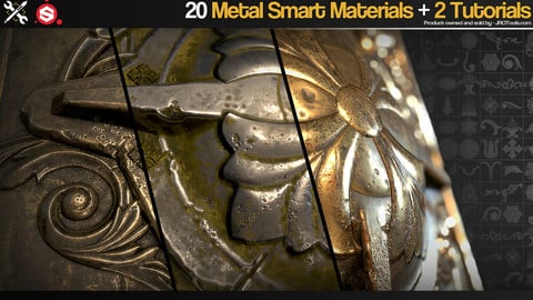 SP - 20 Metal Smart Materials + 2 tutorials