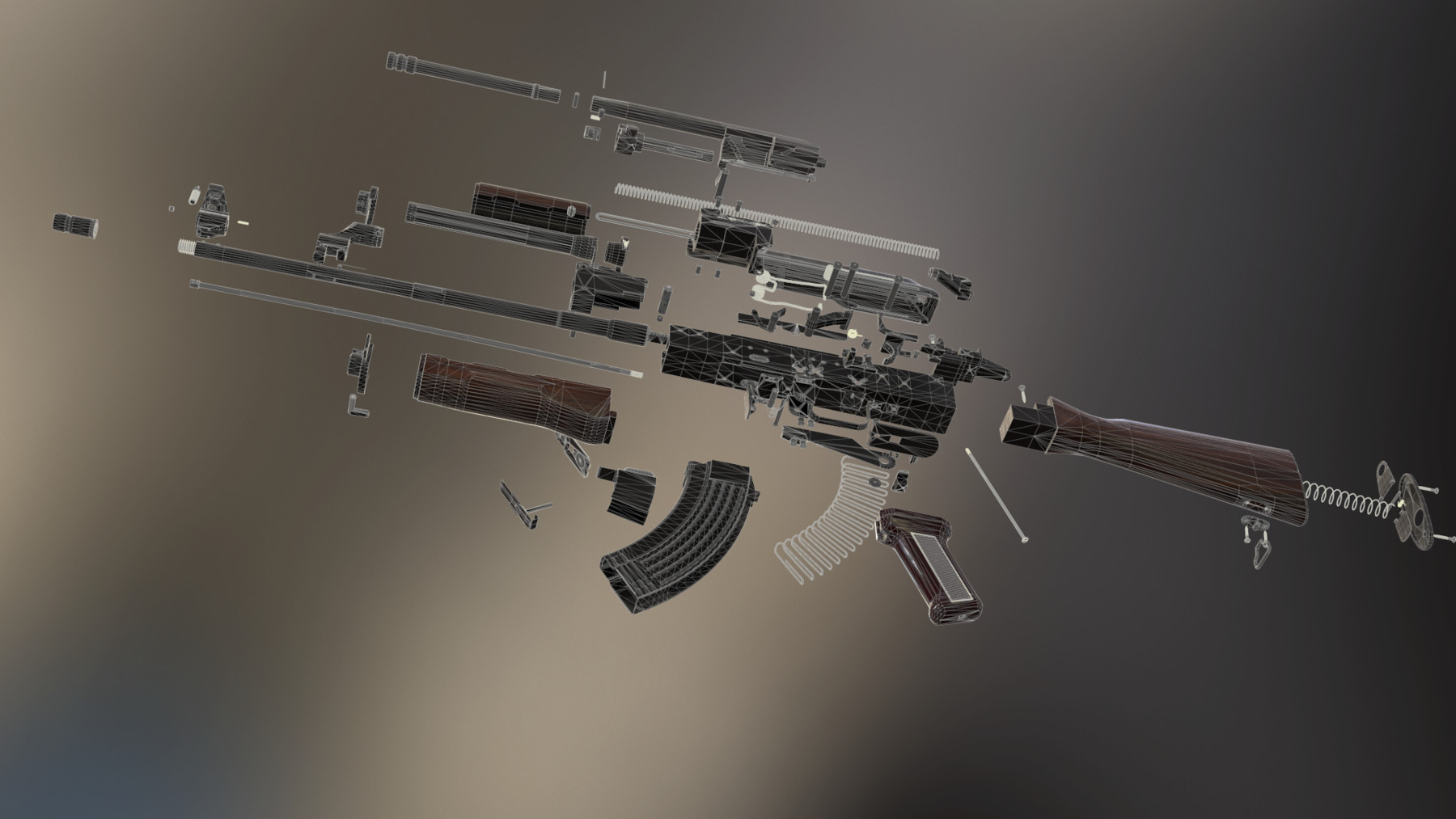 Akm dmed kz. АКМ из Эллизиума 3d модель. 3d model АКМ сборный. Модельки винтовок МВ 2 2022. Тарков АКМ 3д модель.