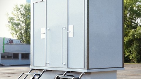 Portable Restroom for Corona Renderer