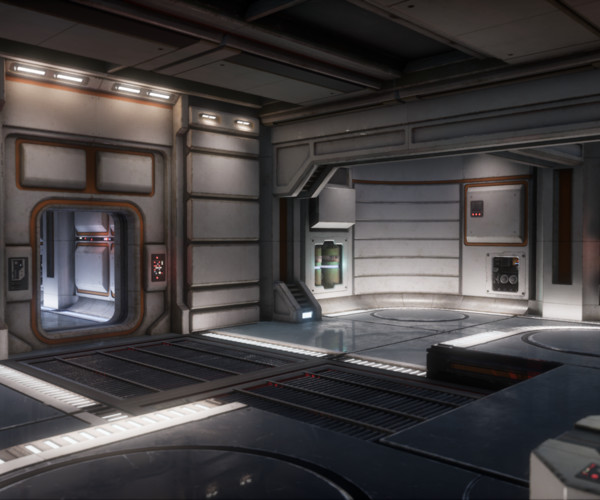 ArtStation - Sci Fi Interior Asset Pack 1 | Resources