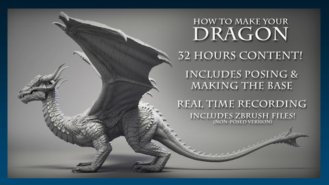How To Draw A Realistic Dragon Easy Tutorial - Toons Mag