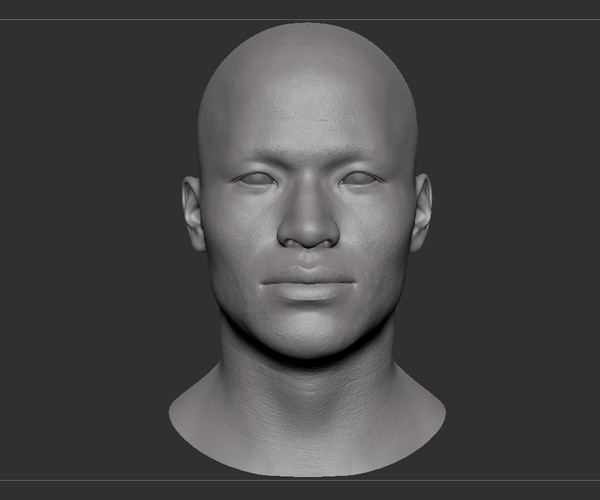 ArtStation - Average Asian Male Head Basemesh | Resources