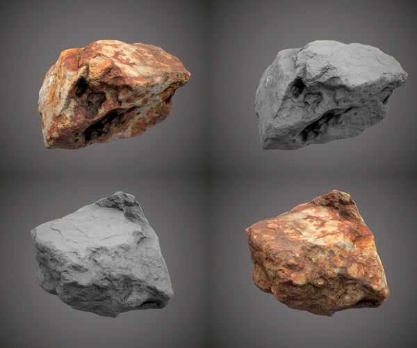 ArtStation - Rock Pack 02 | Game Assets