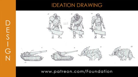 Foundation Art Group - Ideation Drawing
