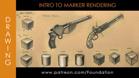 Foundation Art Group - Intro to Marker Rendering