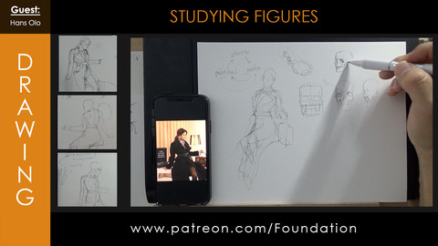 Foundation Art Group - Studying Figures w/ Hans Olo