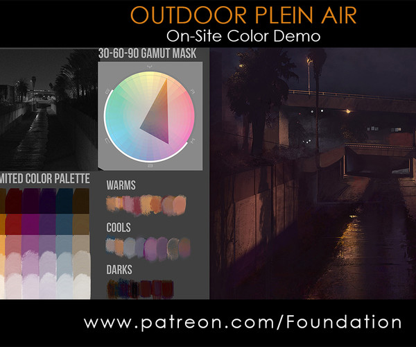 ArtStation - Foundation Art Group - Outdoor Plein Air: On-site Color ...