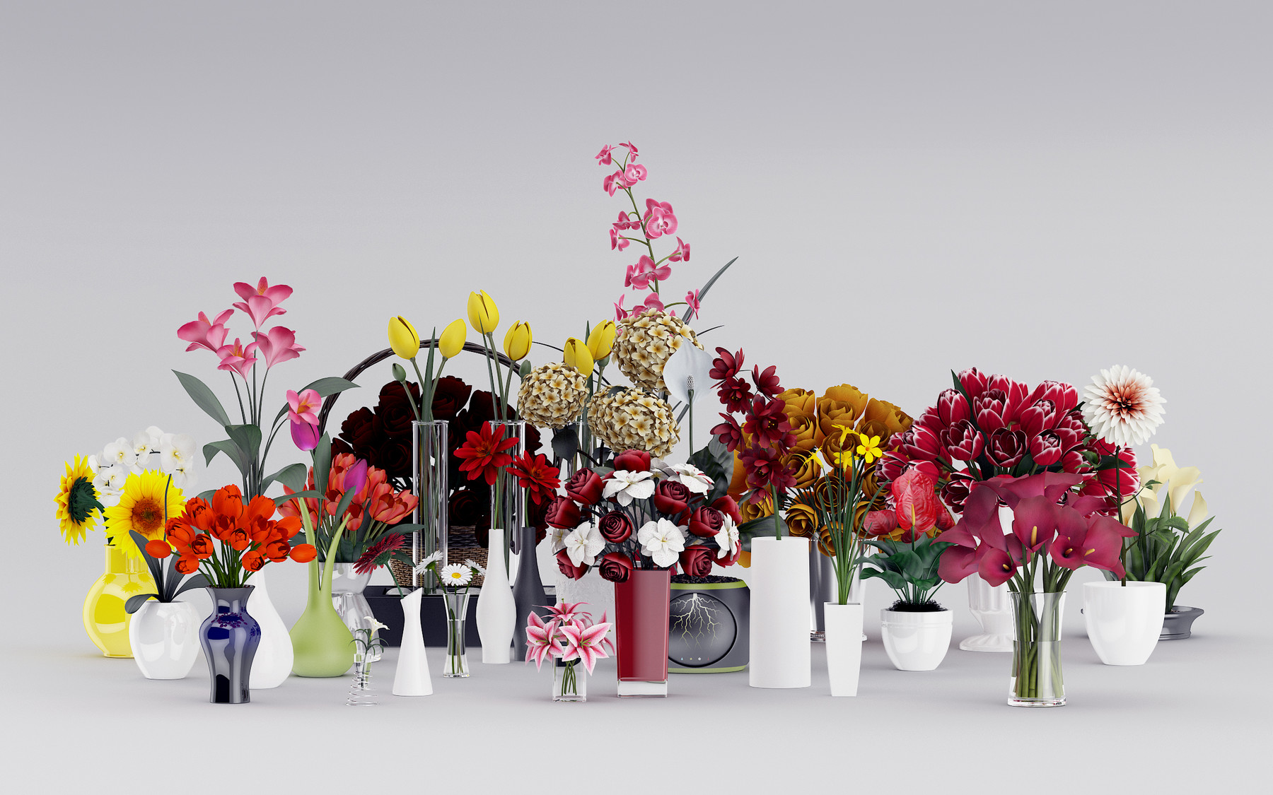 Artstation Cgaxis Models Volume 6 Flowers Resources
