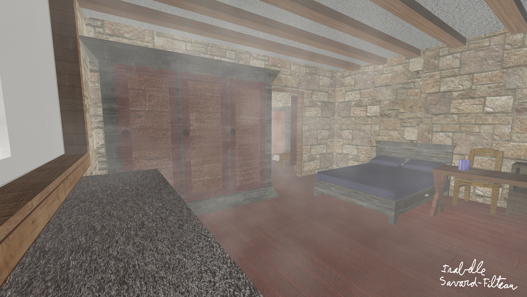 ArtStation Foggy house Resources