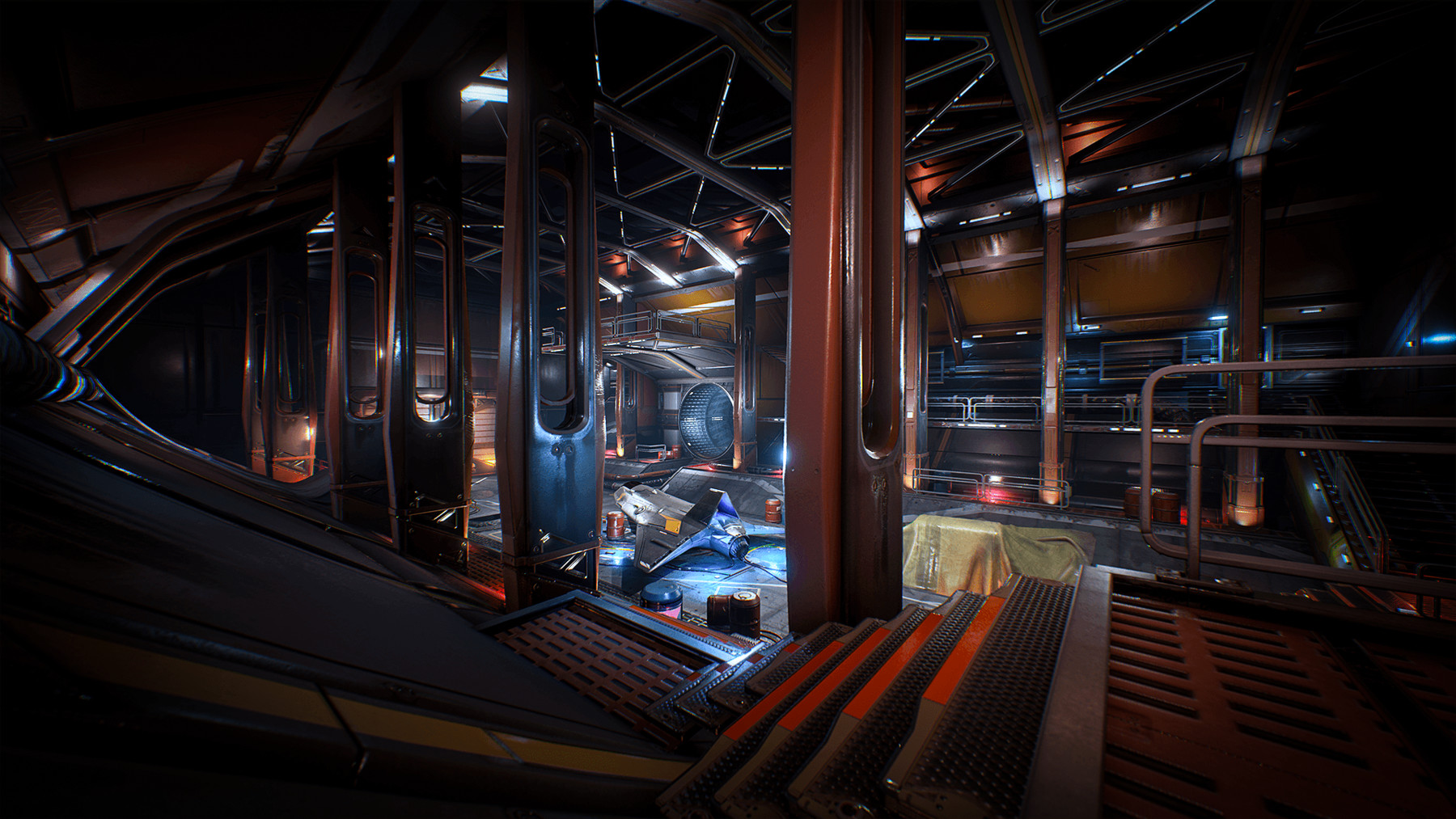 Sci-Fi Hangar in Environments - UE Marketplace