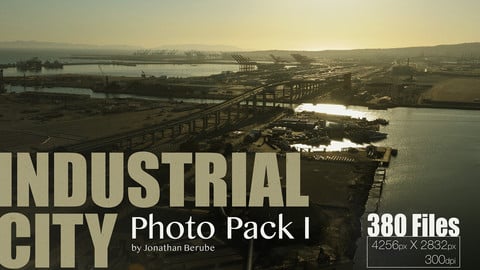 Industrial city aerial pack small