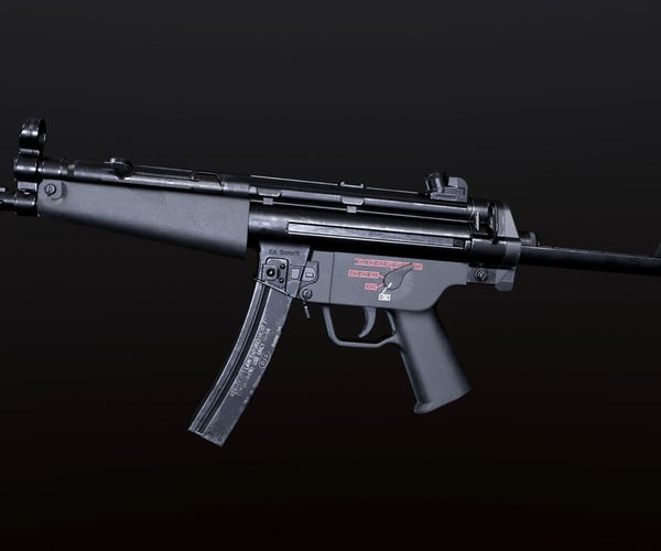 ArtStation - Modular MP5 - Gameready - Fully Textured - Extended ...