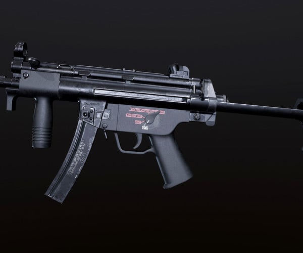 ArtStation - Modular MP5k - Gameready - Fully Textured - Extended ...