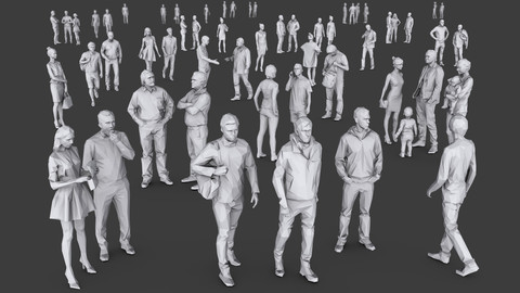 Complete Lowpoly People Pack