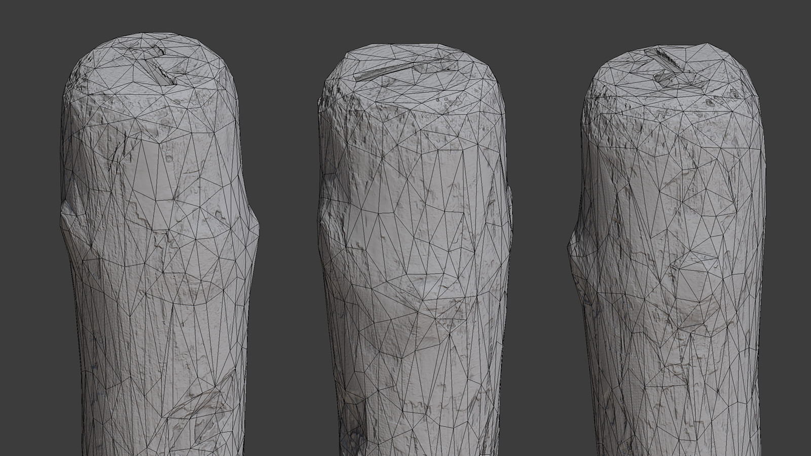 ArtStation - Scanned Logs, Planks, Sticks and Stumps | Game Assets