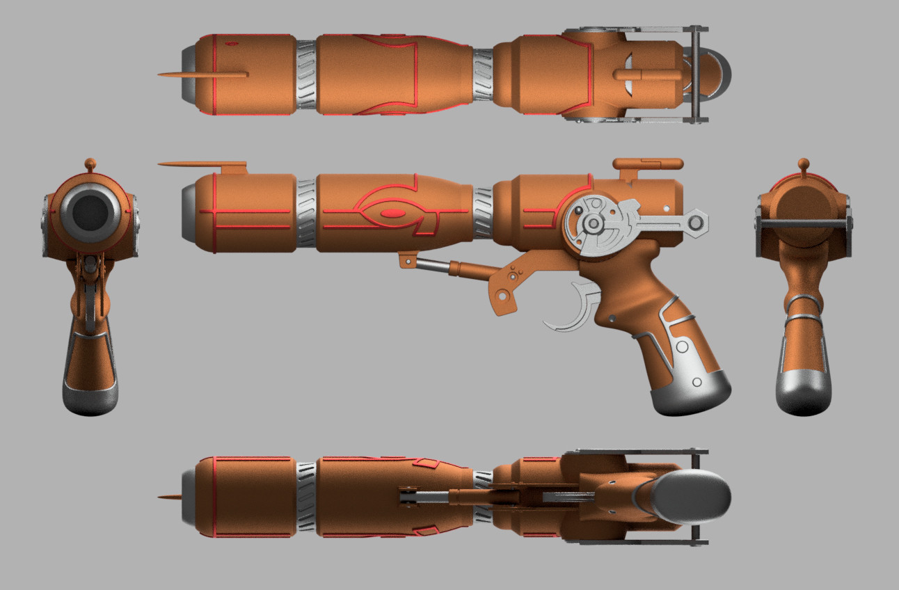 ArtStation Outlaw Star Caster Print Kit Resources