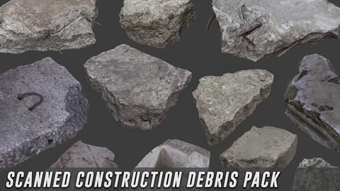 Scanned Construction Debris Pack