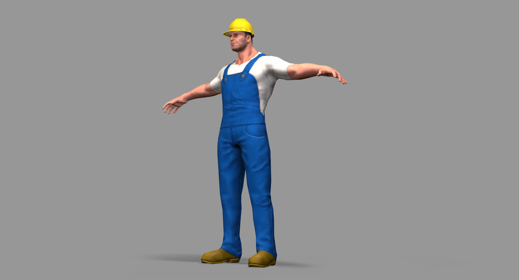 ArtStation - Worker lowpoly | Game Assets