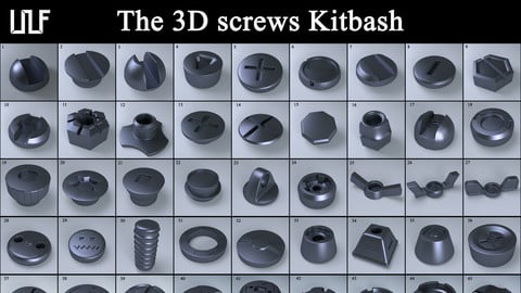 The 3D screw kitbash