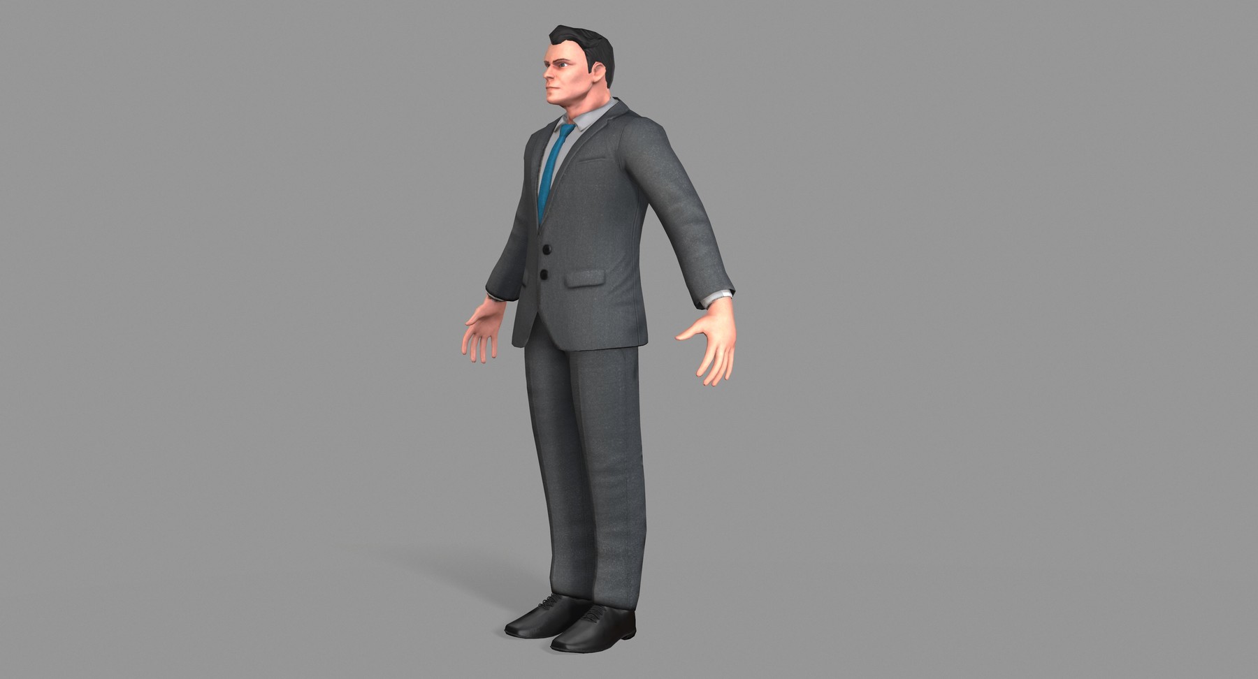 ArtStation - Business Suit Man | Game Assets