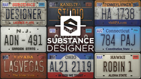 Licence Plate Substance Material