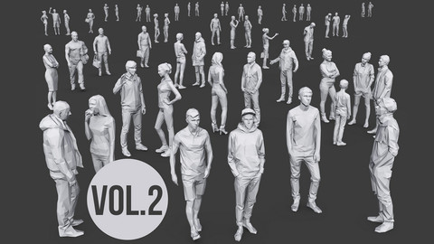 Complete Lowpoly People Pack Vol.2