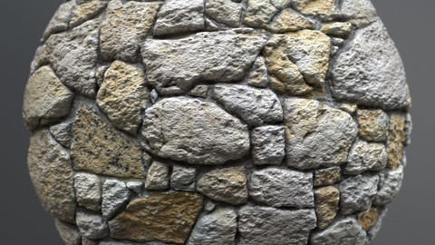 Brick wall 00768 - PBR Material GamesTextures.com