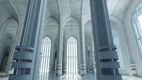 3D Classic Interior Scene