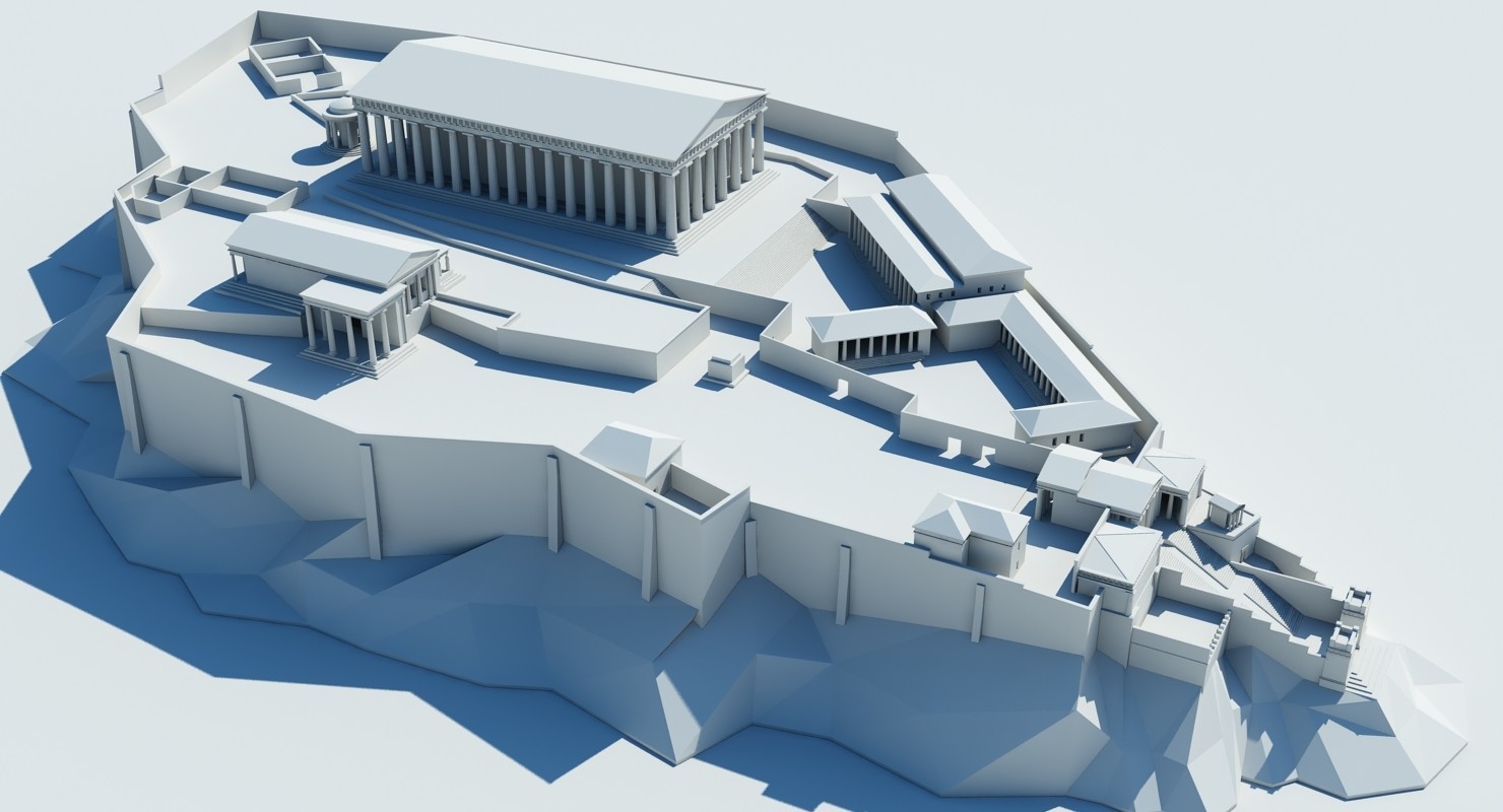 Acropolis 3d model