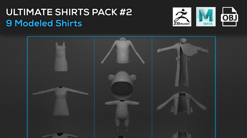 Ultimate Shirts Pack # 2 Models