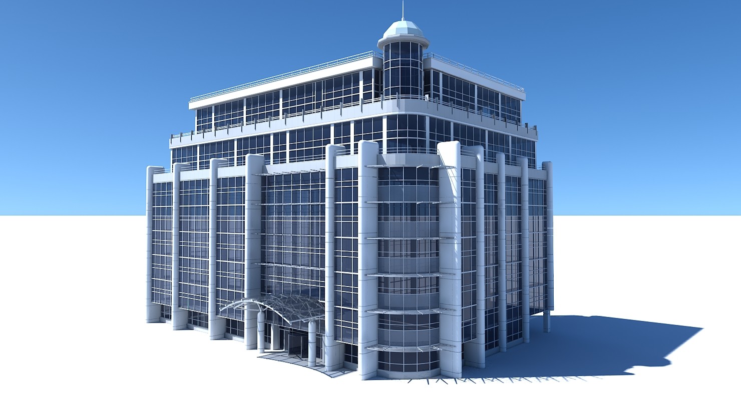 Correct building. Здание 3d. 3d Max здания. 3 Здания. Жилое здание 3d модель.