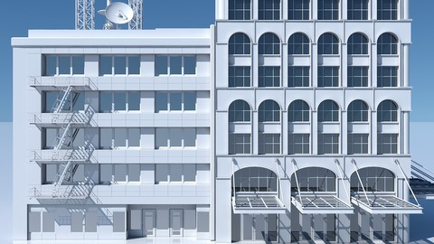 Commercial Building Facade 12