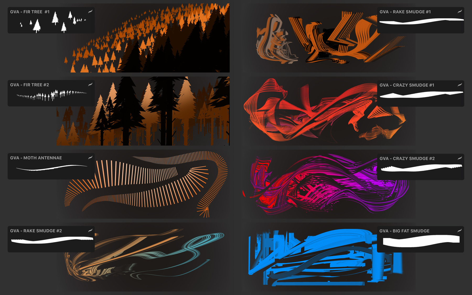 procreate abstract brushes free