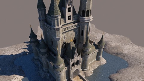 Castle 3D Model