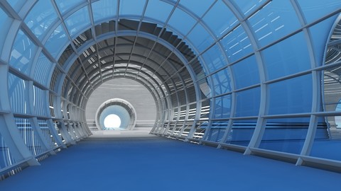 Futuristic Architectural Structure 4