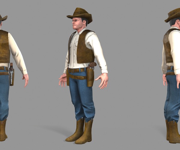 ArtStation - Cowboy | Game Assets