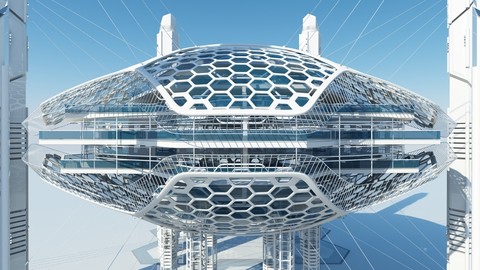 Futuristic Skyscraper HD 16