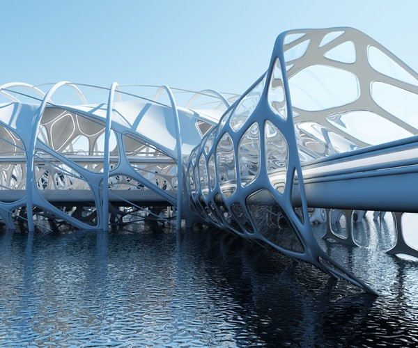 ArtStation - Futuristic Architectural Structure 17 | Resources