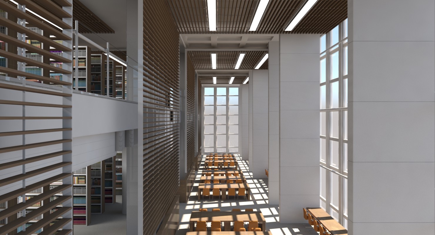 ArtStation - Library Interior 3d Scene | Resources