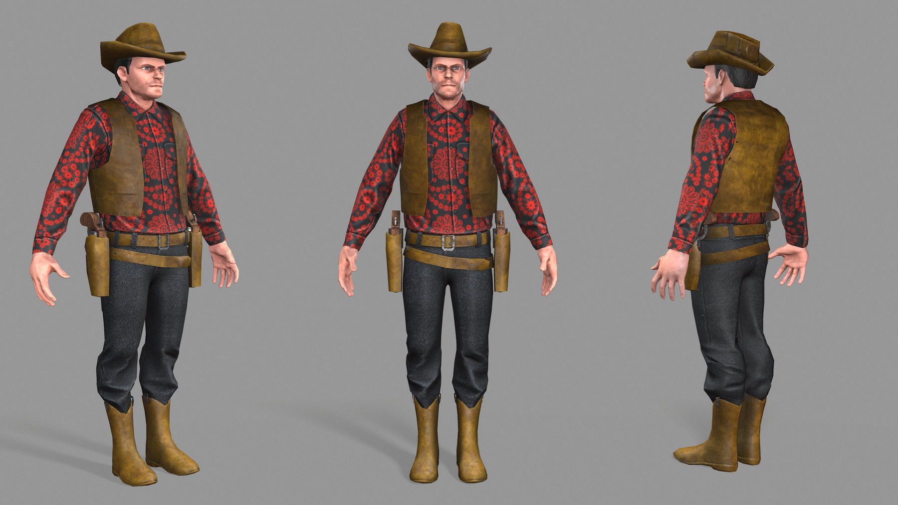 ArtStation - Cowboy | Game Assets